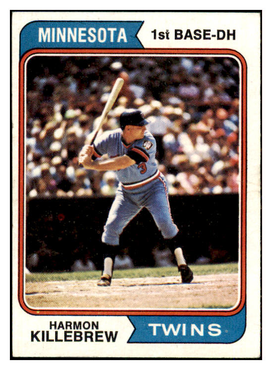 1974 Topps Baseball #400 Harmon Killebrew Twins EX-MT 465827