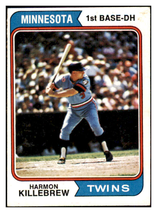 1974 Topps Baseball #400 Harmon Killebrew Twins EX-MT 465828