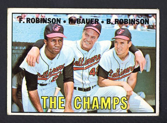 1967 Topps Baseball #001 Brooks Robinson Frank Robinson VG-EX 465837
