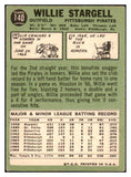1967 Topps Baseball #140 Willie Stargell Pirates VG-EX 465839
