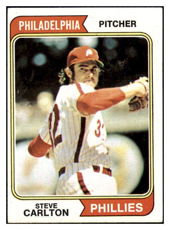 1974 Topps Baseball #095 Steve Carlton Phillies EX 465849