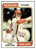 1974 Topps Baseball #095 Steve Carlton Phillies EX 465849