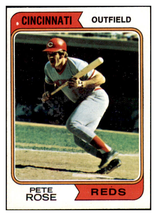 1974 Topps Baseball #300 Pete Rose Reds VG-EX 465878