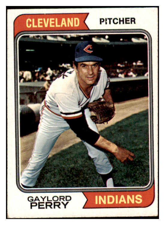1974 Topps Baseball #035 Gaylord Perry Indians EX-MT 465880