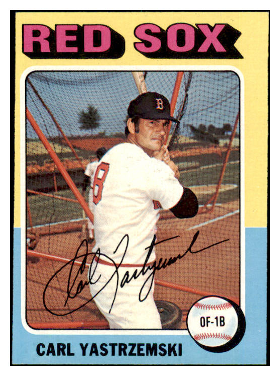 1975 Topps Baseball #280 Carl Yastrzemski Red Sox EX 465913