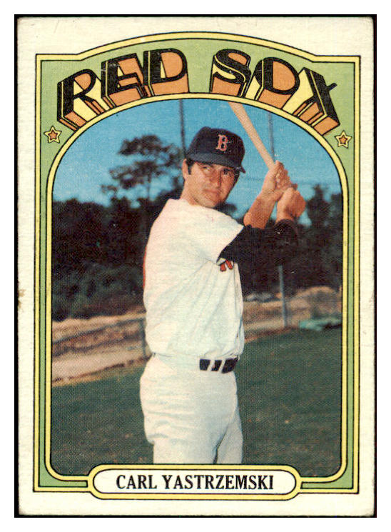 1972 Topps Baseball #037 Carl Yastrzemski Red Sox VG 465926