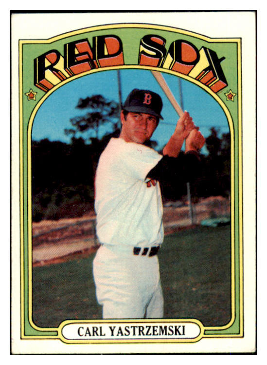 1972 Topps Baseball #037 Carl Yastrzemski Red Sox EX 465931
