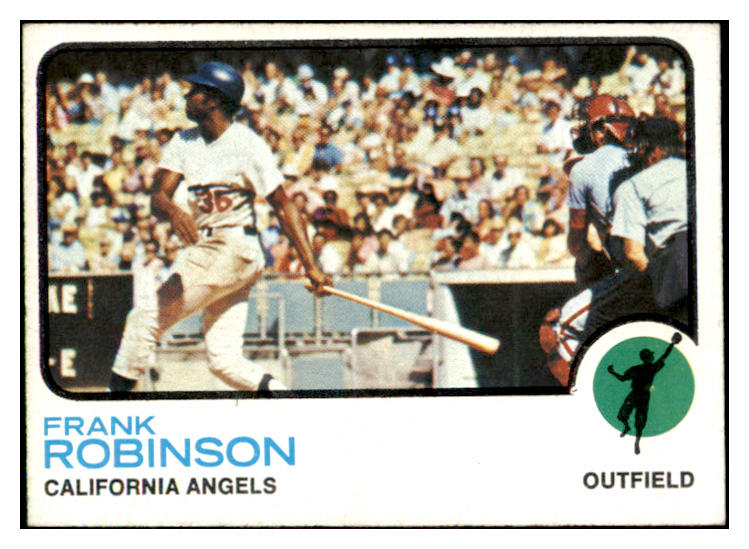 1973 Topps Baseball #175 Frank Robinson Angels EX 465933