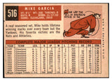 1959 Topps Baseball #516 Mike Garcia Indians EX-MT 465951