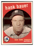 1959 Topps Baseball #240 Hank Bauer Yankees NR-MT 465965