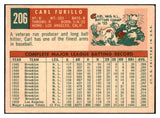 1959 Topps Baseball #206 Carl Furillo Dodgers VG-EX 465967