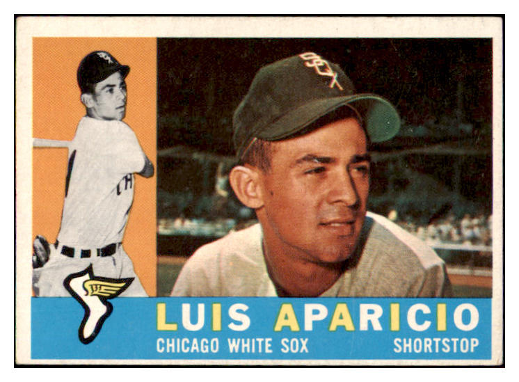 1960 Topps Baseball #240 Luis Aparicio White Sox EX 465988
