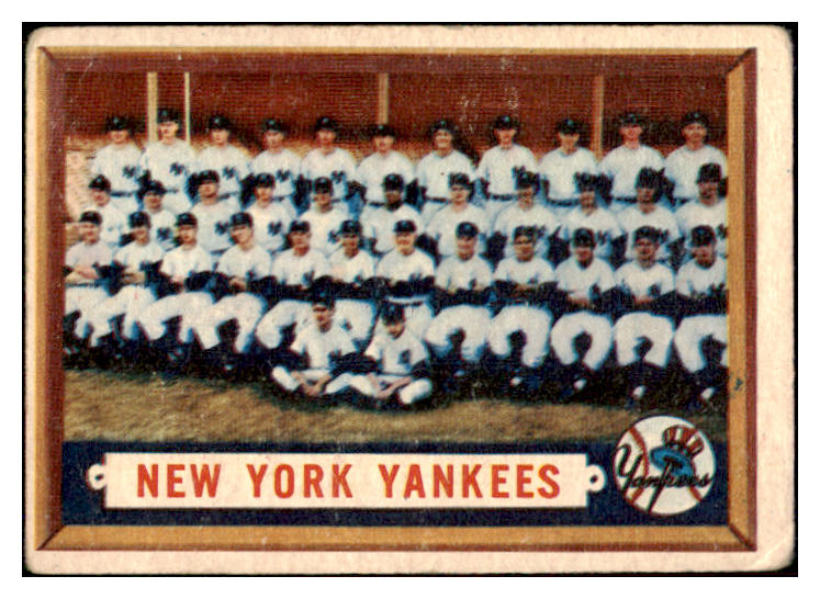 1957 Topps Baseball #097 New York Yankees Team GD-VG 466004