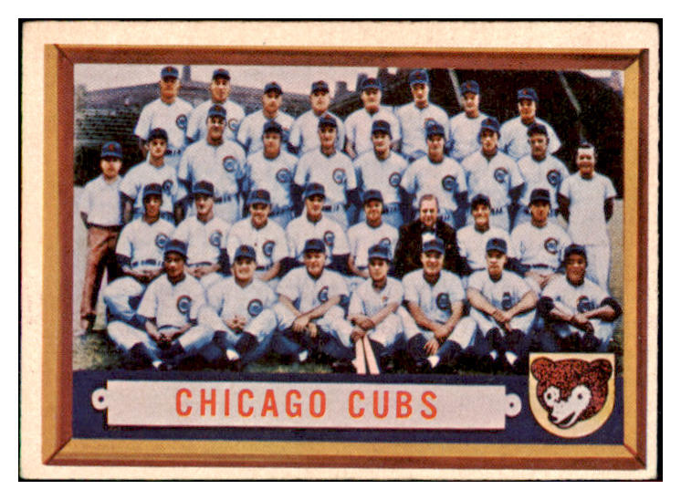1957 Topps Baseball #183 Chicago Cubs Team VG-EX 466009