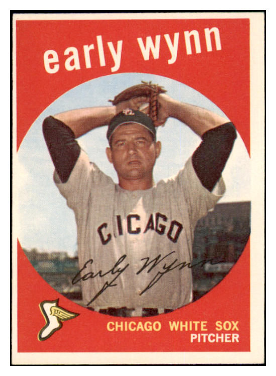 1959 Topps Baseball #260 Early Wynn White Sox EX 466017