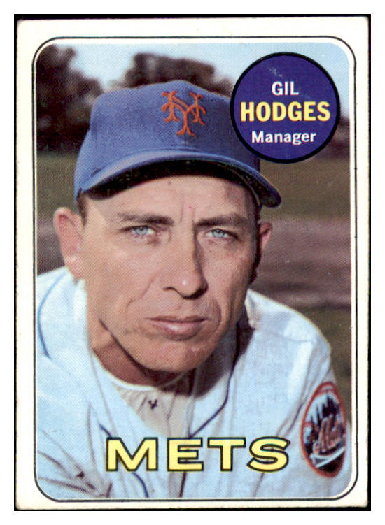 1969 Topps Baseball #564 Gil Hodges Mets VG-EX 466019