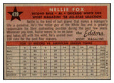 1958 Topps Baseball #479 Nellie Fox A.S. White Sox EX-MT 466029