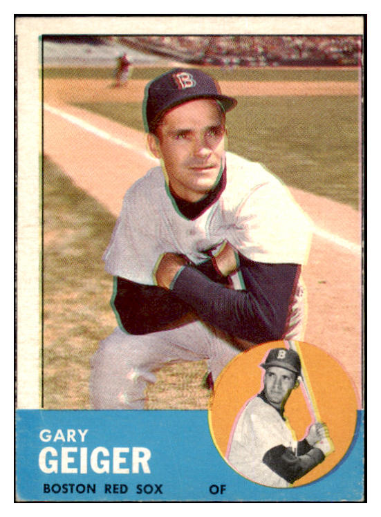 1963 Topps Baseball #513 Gary Geiger Red Sox GD-VG 466032