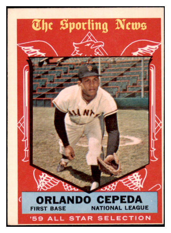 1959 Topps Baseball #553 Orlando Cepeda A.S. Giants VG-EX 466035