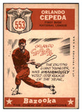 1959 Topps Baseball #553 Orlando Cepeda A.S. Giants VG-EX 466035