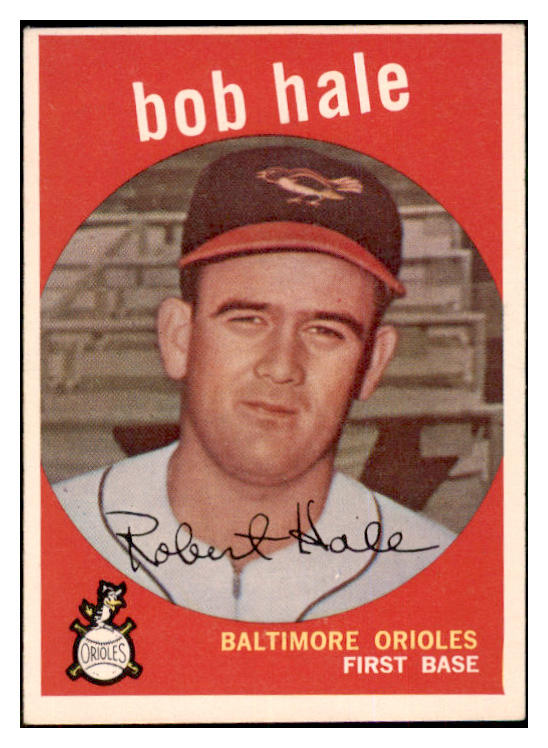 1959 Topps Baseball #507 Bob Hale Orioles EX-MT 466054