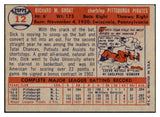 1957 Topps Baseball #012 Dick Groat Pirates VG-EX 466069