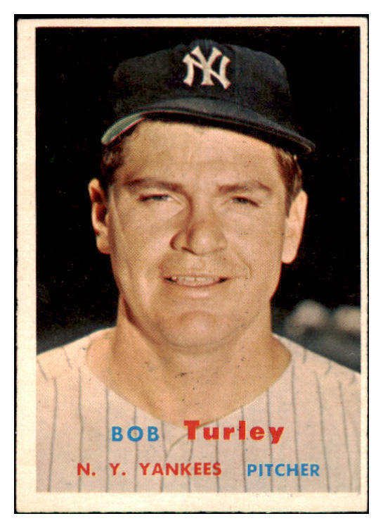 1957 Topps Baseball #264 Bob Turley Yankees VG-EX 466070