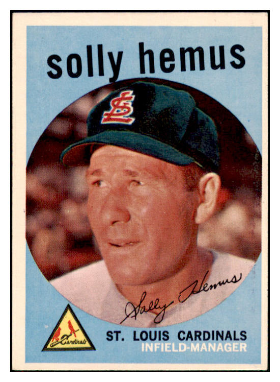 1959 Topps Baseball #527 Solly Hemus Cardinals EX-MT 466110