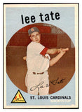 1959 Topps Baseball #544 Lee Tate Cardinals EX-MT 466111