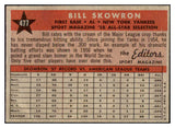 1958 Topps Baseball #477 Bill Skowron A.S. Yankees GD-VG 466115