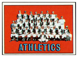 1967 Topps Baseball #262 Kansas City A's Team VG-EX 466143