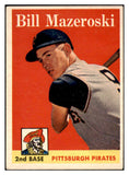 1958 Topps Baseball #238 Bill Mazeroski Pirates VG-EX 466171