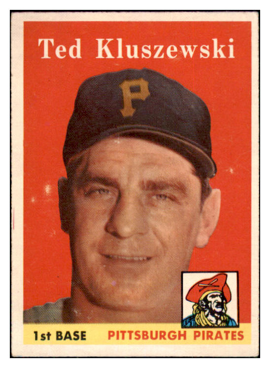 1958 Topps Baseball #178 Ted Kluszewski Pirates VG-EX 466172