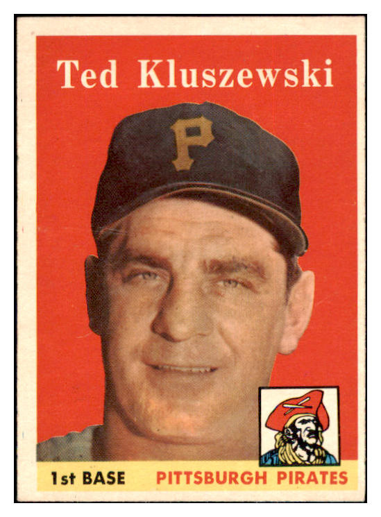 1958 Topps Baseball #178 Ted Kluszewski Pirates EX-MT 466182