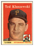 1958 Topps Baseball #178 Ted Kluszewski Pirates EX-MT 466182