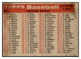 1958 Topps Baseball #044 Washington Senators Team VG 466189