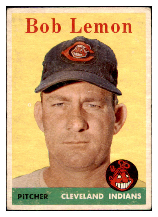 1958 Topps Baseball #002 Bob Lemon Indians VG 466211