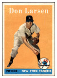 1958 Topps Baseball #161 Don Larsen Yankees EX 466220