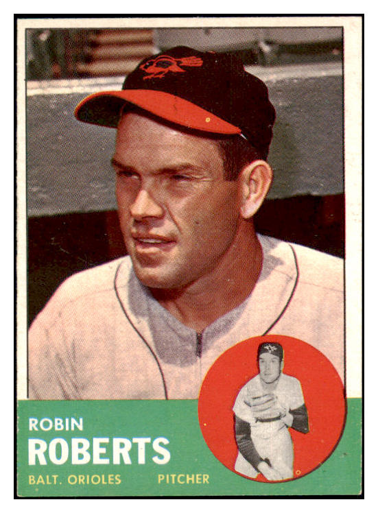 1963 Topps Baseball #125 Robin Roberts Orioles EX-MT 466229
