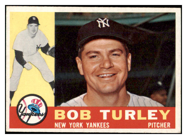 1960 Topps Baseball #270 Bob Turley Yankees GD-VG 466230