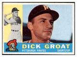 1960 Topps Baseball #258 Dick Groat Pirates VG 466238