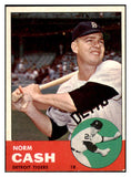1963 Topps Baseball #445 Norm Cash Tigers NR-MT 466258