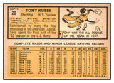 1963 Topps Baseball #020 Tony Kubek Yankees EX 466265