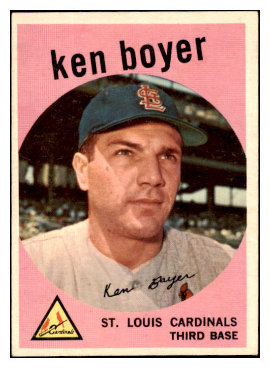 1959 Topps Baseball #325 Ken Boyer Cardinals VG-EX 466293