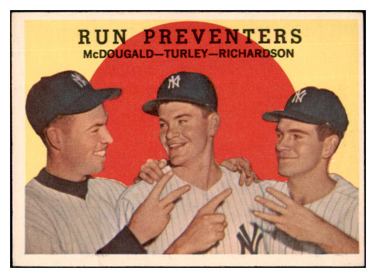 1959 Topps Baseball #237 Bobby Richardson Gil McDougald EX 466303