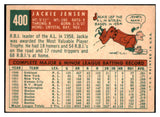 1959 Topps Baseball #400 Jackie Jensen Red Sox EX 466305
