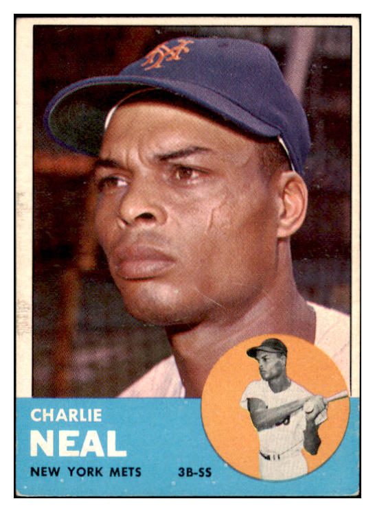 1963 Topps Baseball #511 Charlie Neal Mets EX-MT 466330