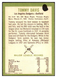 1963 Fleer Baseball #040 Tommy Davis Dodgers FR-GD ink back 466336