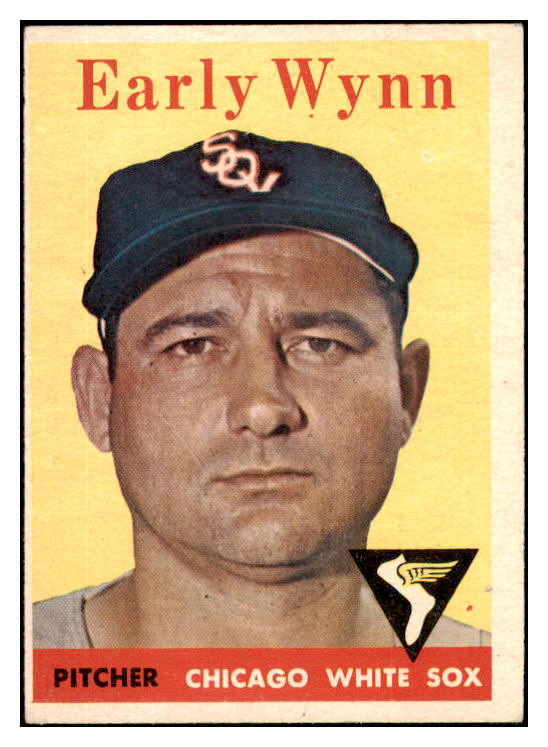 1958 Topps Baseball #100 Early Wynn White Sox VG-EX 466371