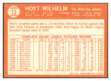 1964 Topps Baseball #013 Hoyt Wilhelm White Sox EX-MT 466397